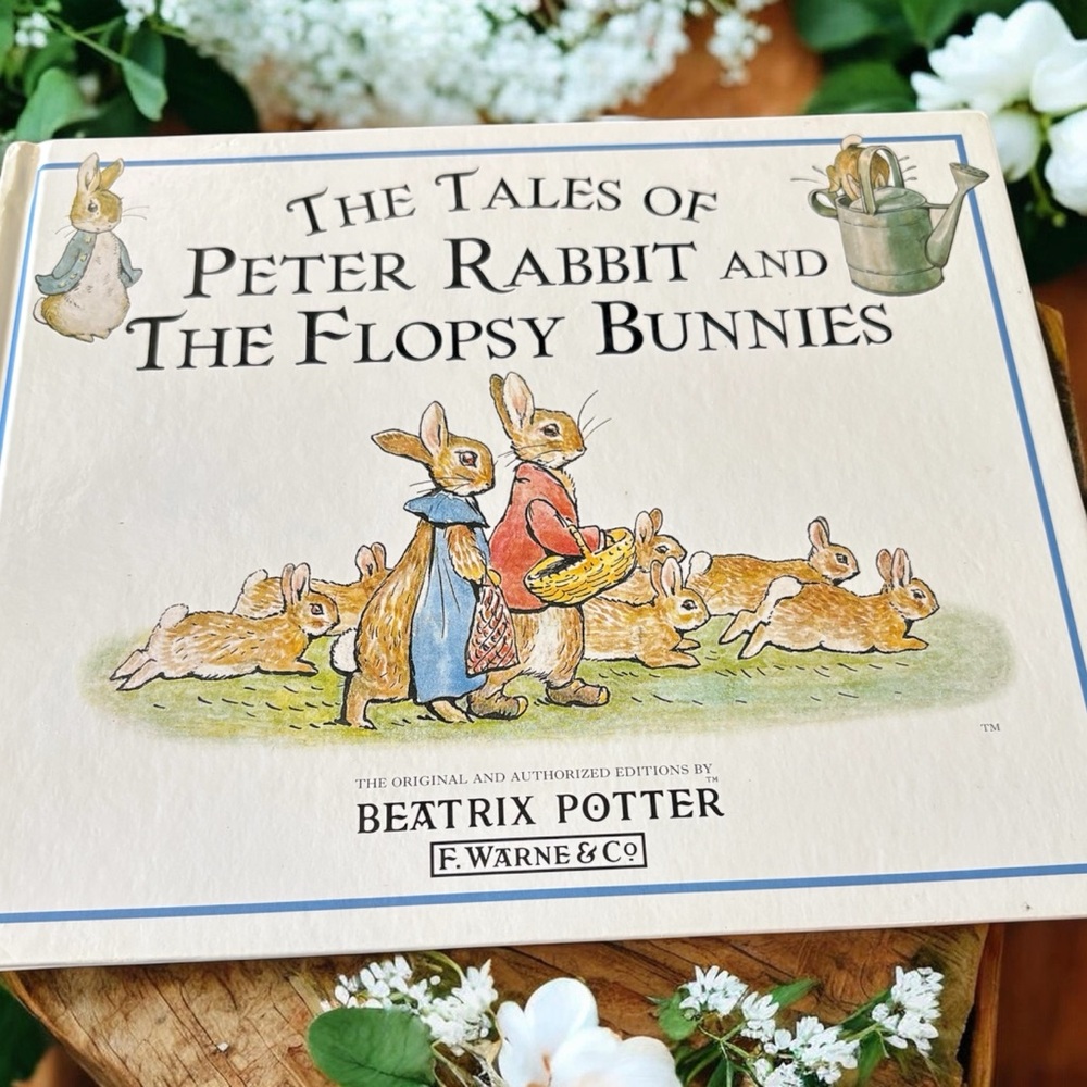 The Tales of Peter Rabbit and The Flopsy Bunnies - White Cover